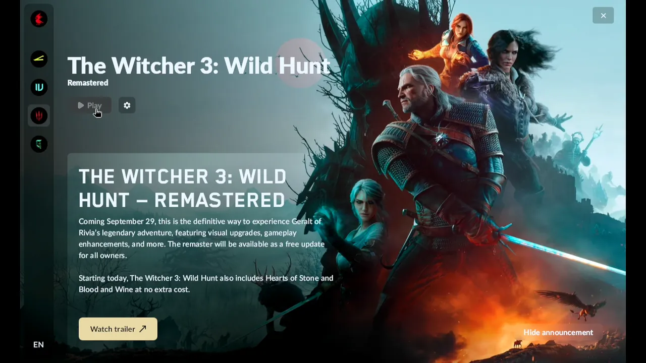 REDlauncher's Play button greyed out right after the click on the Steam Deck