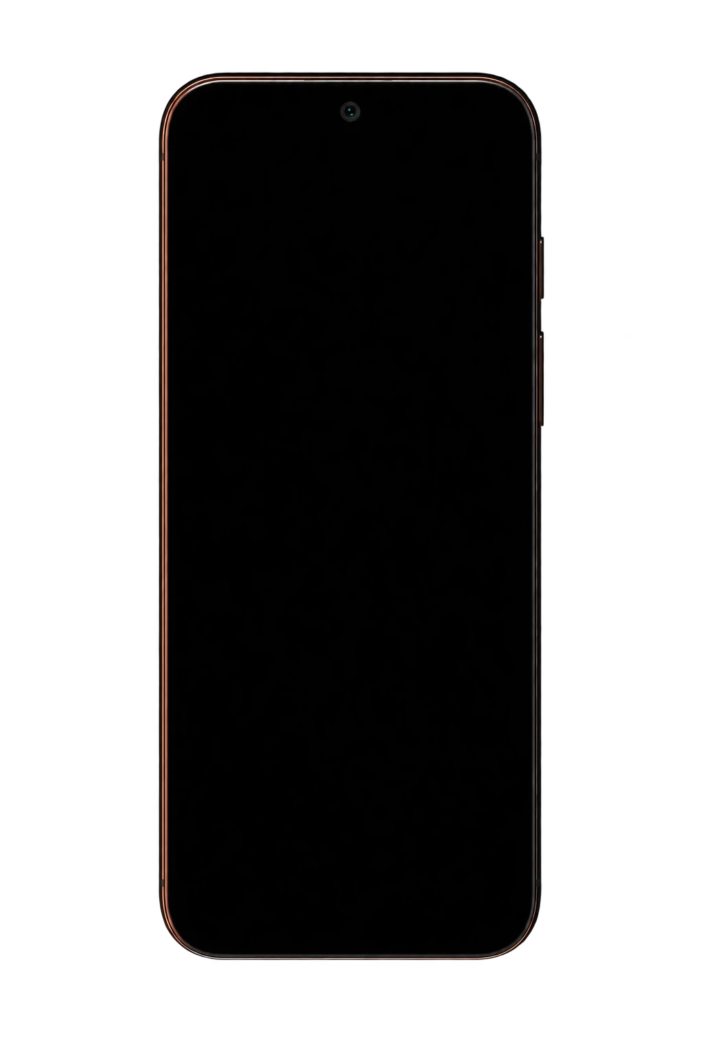 Teléfono Android, vista frontal